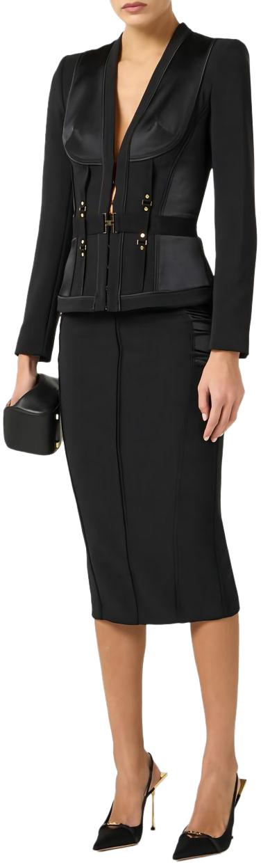 26SS 엘리자베타프랜치 수트 자켓 GI23362E2110 BLACK - ELISABETTA FRANCHI