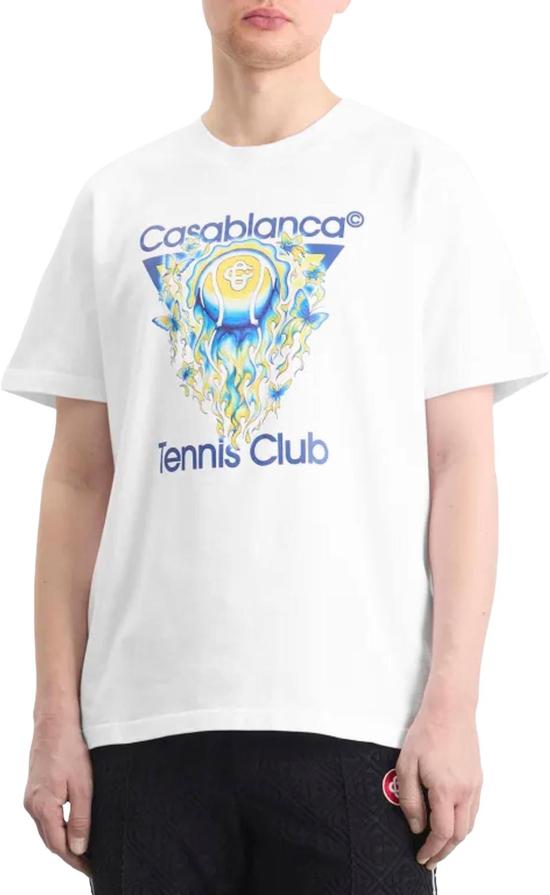 26SS 카사블랑카 반팔 티셔츠 5056810772595 WHITE - CASABLANCA