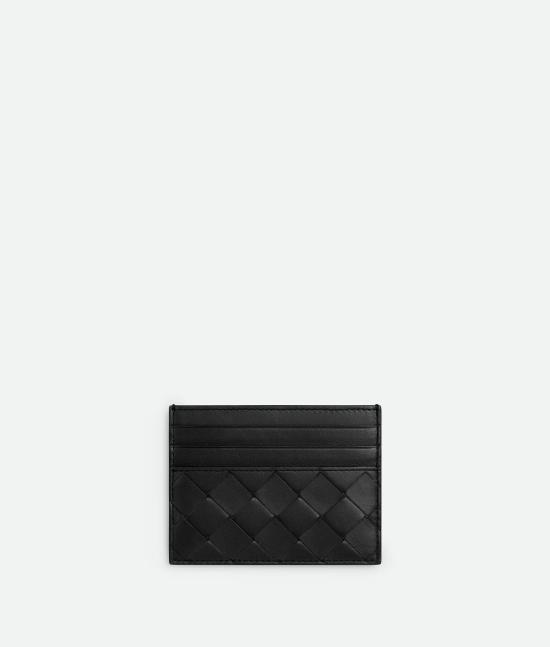 26FW 보테가베네타 인트레치아토 크레딧 카드 케이스 796324VCPP38425 Black