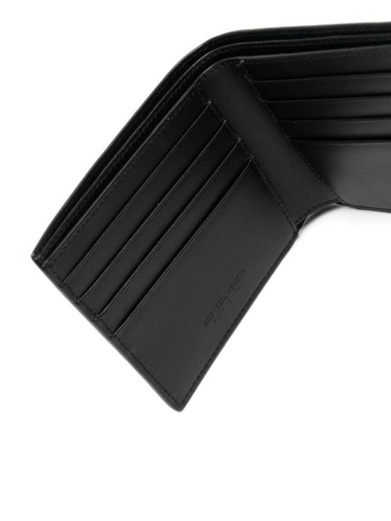 26FW 보테가베네타 인트레치아토 반지갑 743211VCPQ48803 Black - BOTTEGA VENETA