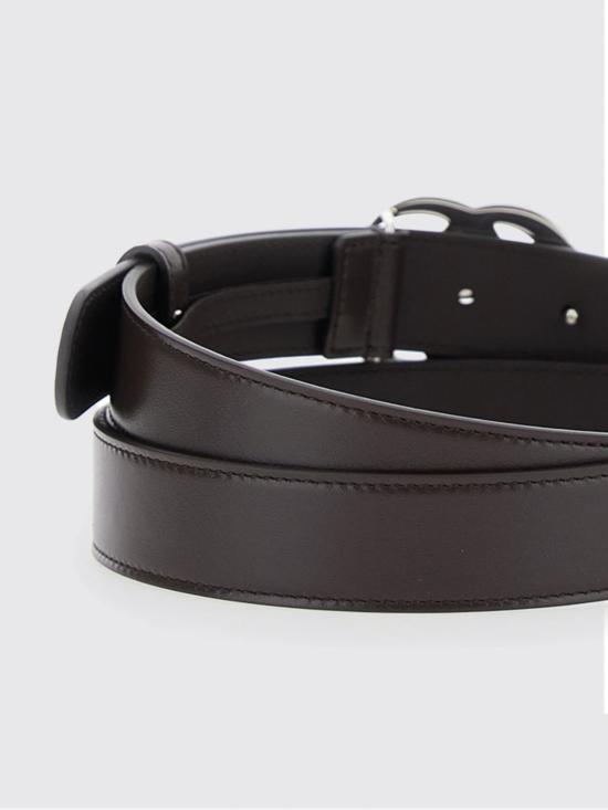 26SS 구찌 GG 마몽 씬 벨트 4145160AABG 2140 Brown - GUCCI