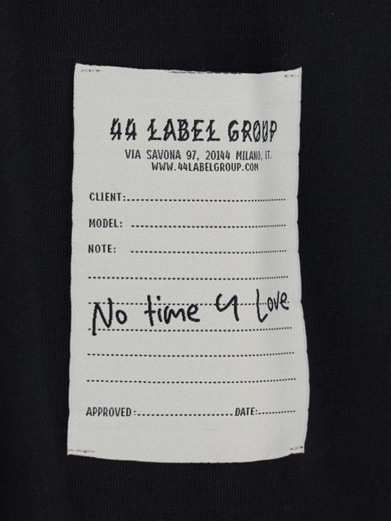 26SS 44레이블 반팔 티셔츠 B0030556FA706 P748 Charcoal - 44 LABEL