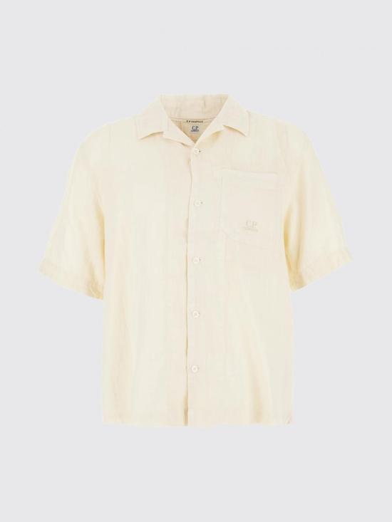 26SS 씨피 컴퍼니 반팔 셔츠 20CMSH258A110533G 114 Beige - C.P. COMPANY