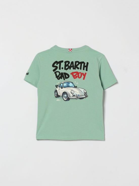 26SS [키즈] 세인트바쓰 티셔츠 PRL0001 00747L Grass Green - MC2 SAINT BARTH