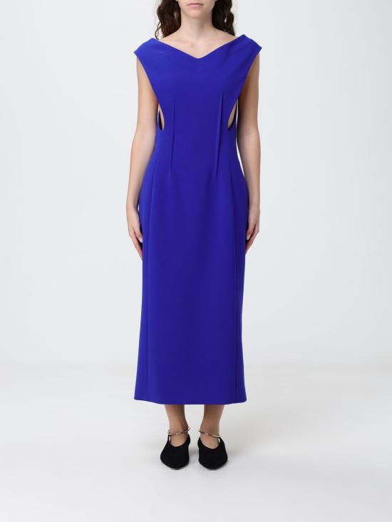 26SS 질샌더 롱 원피스 J03CT0620J70218 427 Royal Blue