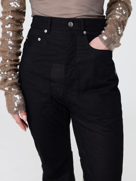 26SS 릭 오웬스 스트레이트 팬츠 RO01F6329TUCV1 09 Black - RICK OWENS