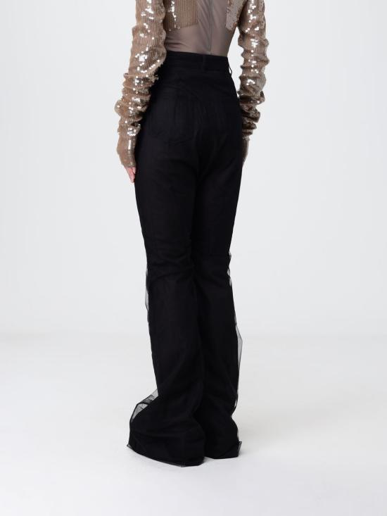 26SS 릭 오웬스 스트레이트 팬츠 RO01F6329TUCV1 09 Black - RICK OWENS