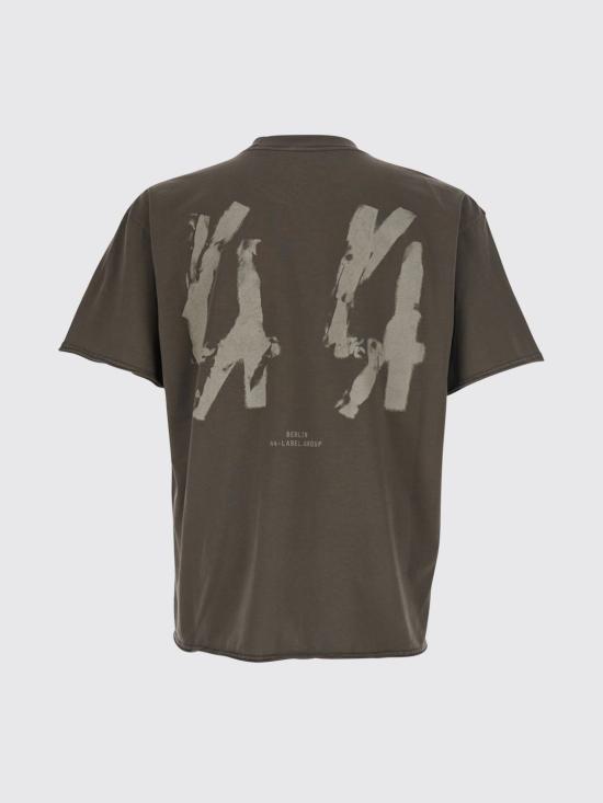 26SS 44레이블 반팔 티셔츠 B0030556FA724 P777 Grey - 44 LABEL