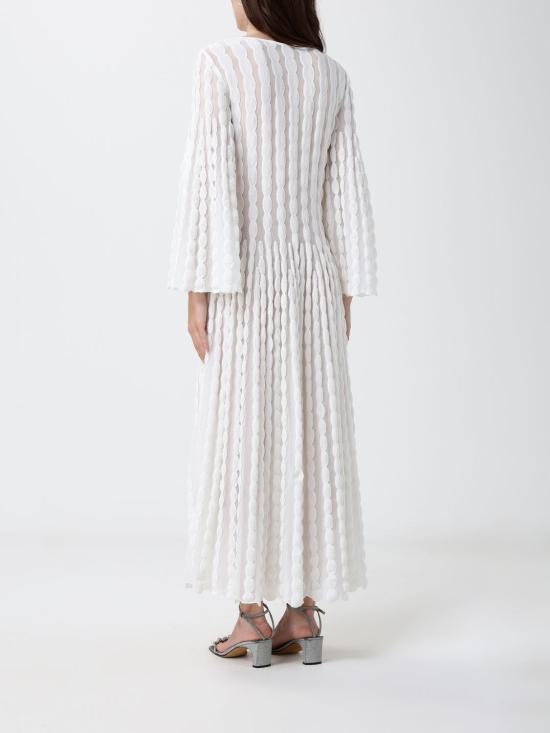 26SS 안토니오발렌티 롱 원피스 2210AV26S87 408 White - ANTONINO VALENTI