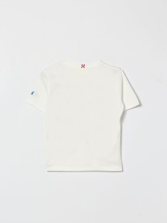 26SS [키즈] 세인트바쓰 티셔츠 DNV0001 01957L Bianco 4 - MC2 SAINT BARTH