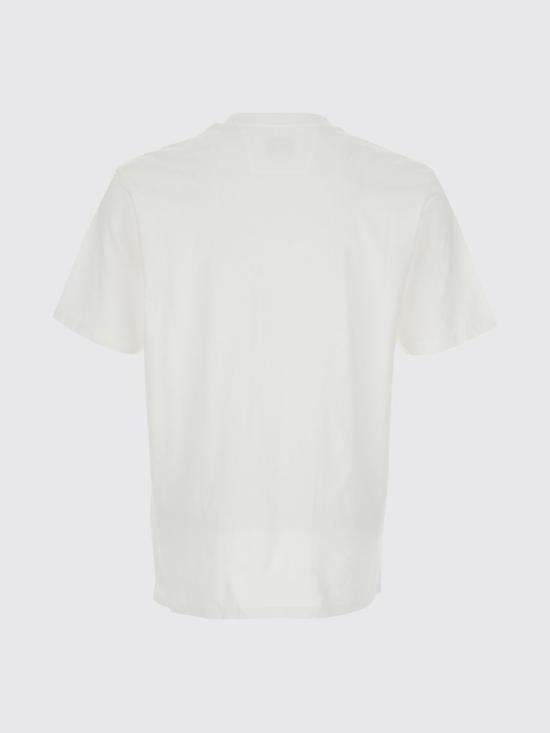 26SS 씨피 컴퍼니 저지 30/1 숏슬리브 로고 라벨 티셔츠 RCCMTS723A005100W 103 White - C.P. COMPANY