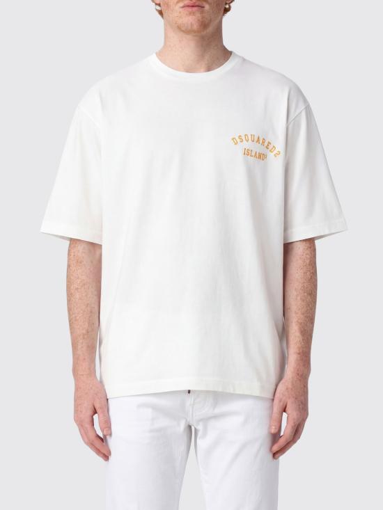 26SS 디스퀘어드2 반팔 티셔츠 S74GD1535D20103 100 White