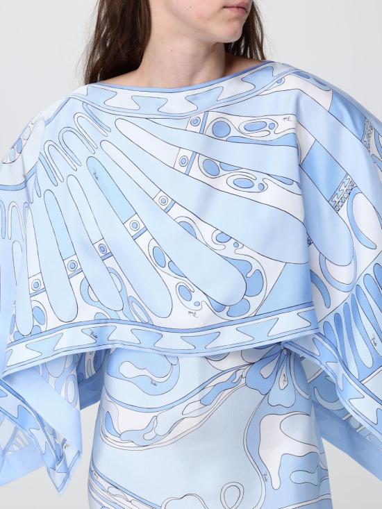 26SS 푸찌 롱 원피스 6HRI306H731 028 Blue - PUCCI