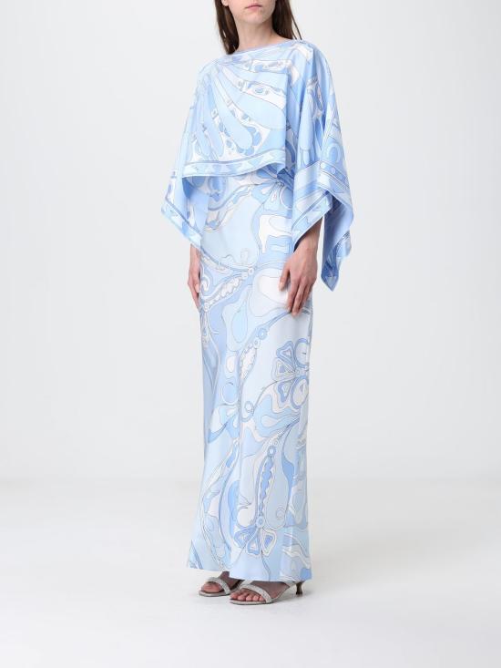 26SS 푸찌 롱 원피스 6HRI306H731 028 Blue - PUCCI