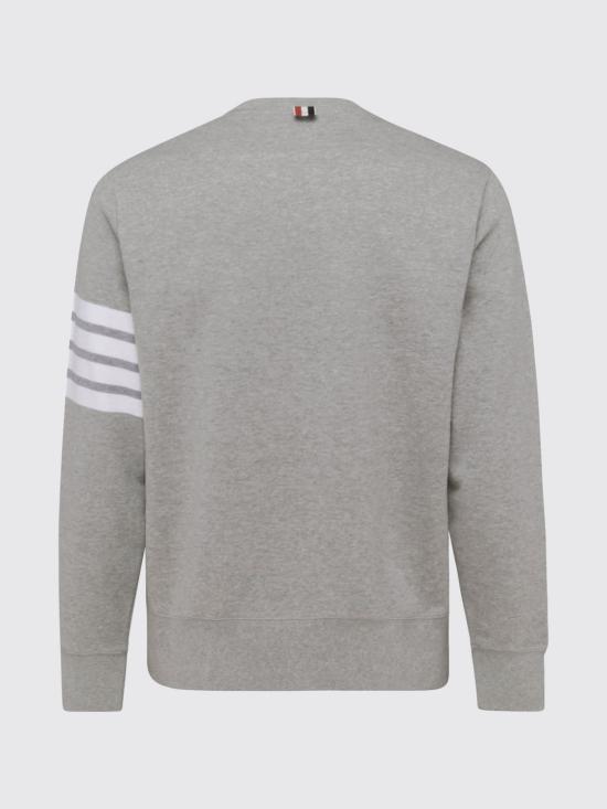 26FW 톰브라운 로고 패치 엔지니어드 4바 스웨트셔츠 MJT021H00535 068 Grey - THOM BROWNE