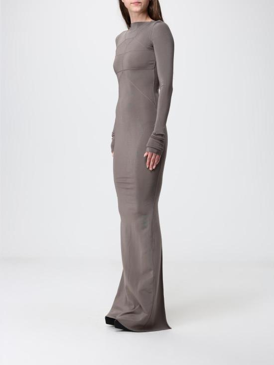 26SS 릭 오웬스 롱 원피스 RO01F6589JSV 34 Grey - RICK OWENS