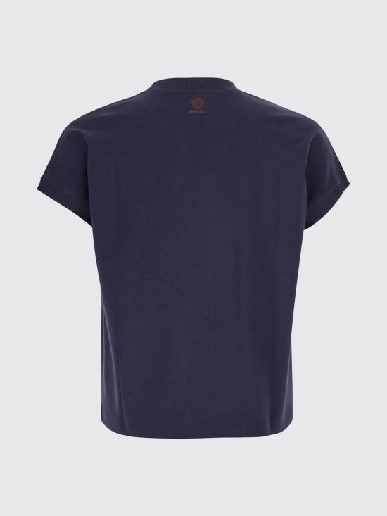 26SS 베르사체 반팔 티셔츠 10237531A17888 1UQ30 Blue - VERSACE
