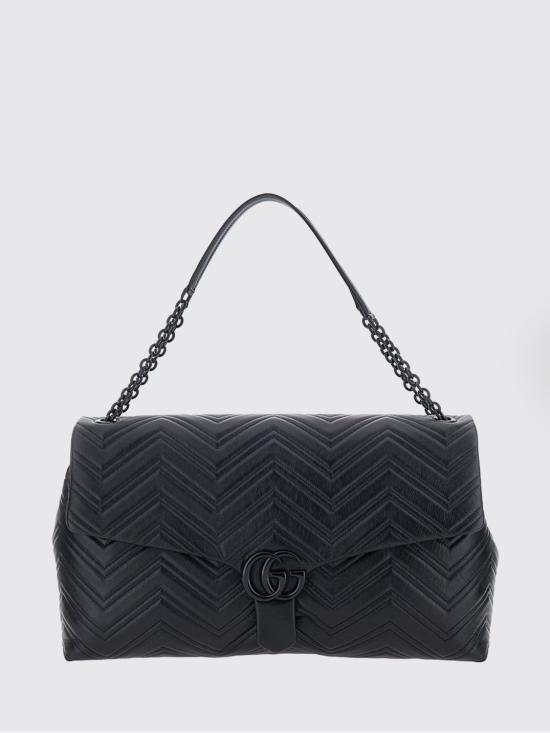 26SS 구찌 GG 마몽 맥시 숄더백 850653AAFS1 1000 Black