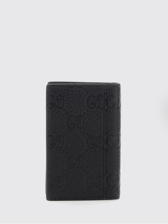 26SS 구찌 임프린트 롱 월렛 835011AAE1T 1000 Black - GUCCI