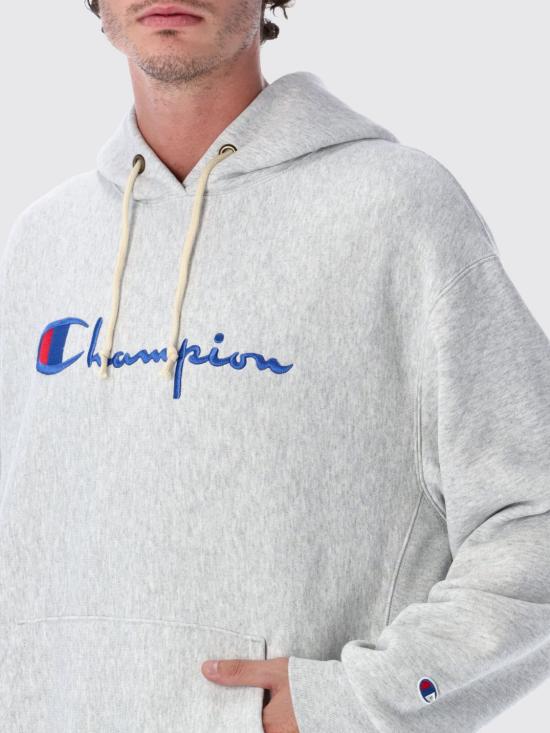 26SS 챔피온 후드 티셔츠 221168 EM004 Grey - CHAMPION