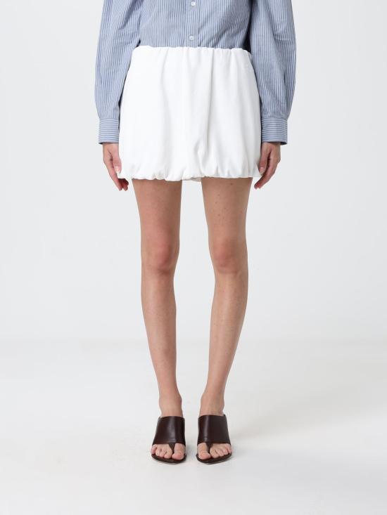 26SS 던스트 미디 스커트 UDSK6B228 WT White
