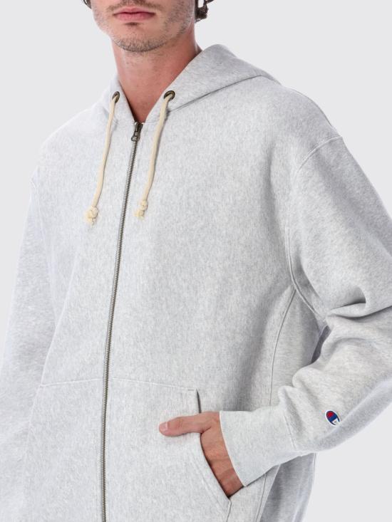 26SS 챔피온 후드 티셔츠 221764 EM004 Grey - CHAMPION