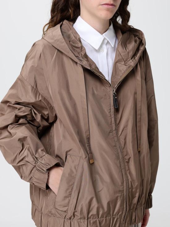 26SS 에스막스마라 카메오 타프타 후드 자켓 2619021043600 010 Brown - 'S MAX MARA