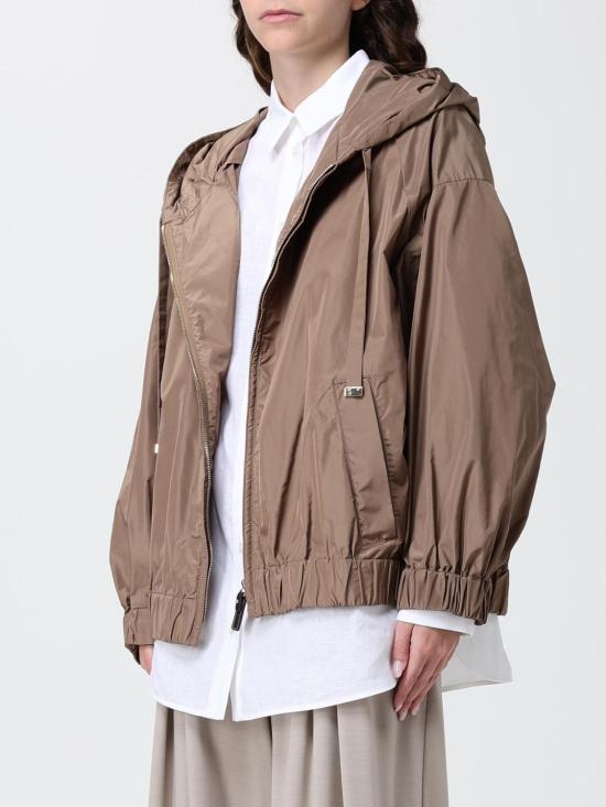 26SS 에스막스마라 카메오 타프타 후드 자켓 2619021043600 010 Brown - 'S MAX MARA