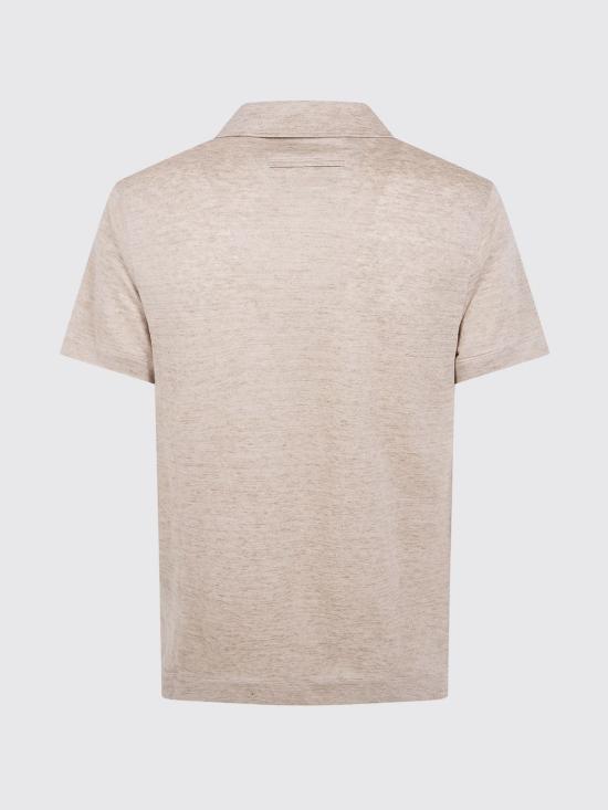 26SS 에르메네질도제냐 폴로 티셔츠 UH352A3H747 N02 Nude - ERMENEGILDO ZEGNA