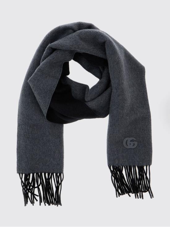 26SS 구찌 캐시미어 패치 스카프 8365594GABX 1360 Grey