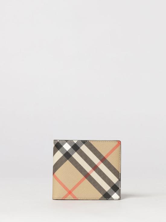 26SS 버버리 체크 반지갑 샌드 8091926 Beige