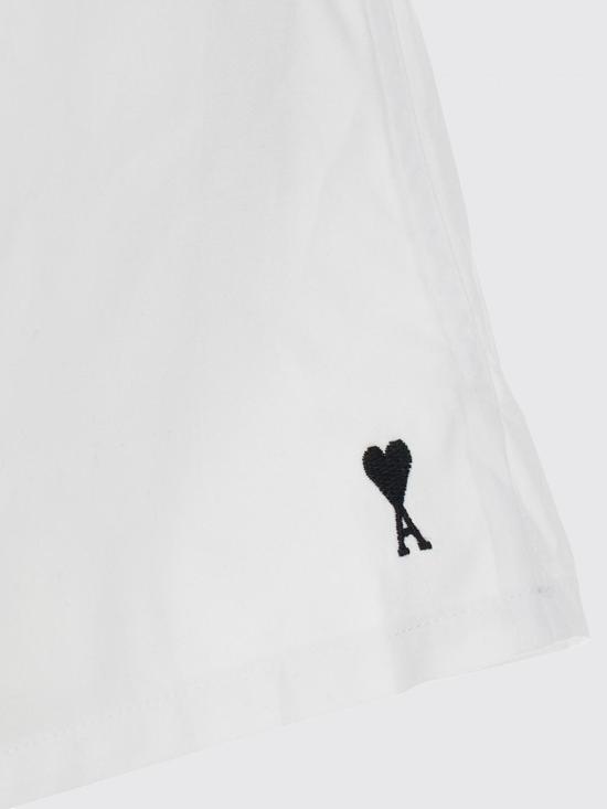 26SS 아미 코튼 블랙 ADC 복서 HUN206CO0224 100 White - AMI