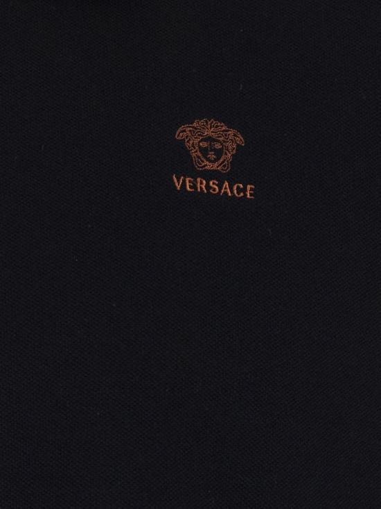26SS 베르사체 폴로 티셔츠 10240311A17681 2B9A0 Black - VERSACE