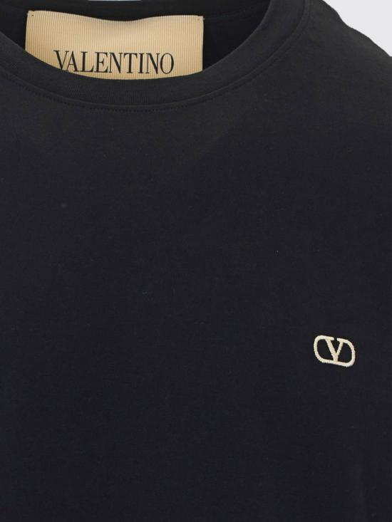 26FW 발렌티노 가라바니 반팔 티셔츠 MG10VBMM 0NO Black - VALENTINO GARAVANI