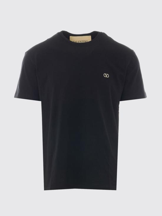 26FW 발렌티노 가라바니 반팔 티셔츠 MG10VBMM 0NO Black - VALENTINO GARAVANI