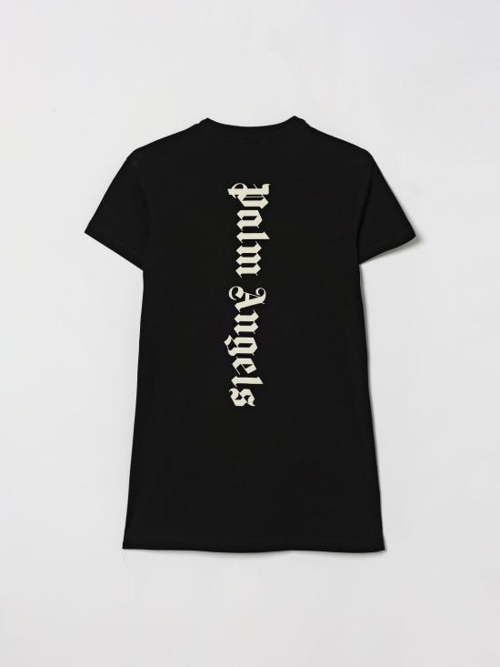 26SS [키즈] 팜앤젤스 원피스 PGDB002S26JER001 110 Black - PALM ANGELS