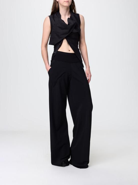 26SS 릭 오웬스 스트레이트 팬츠 RP01F6301CC 09 Black - RICK OWENS