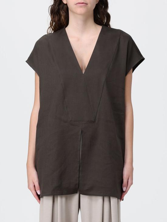 26SS 로베르토 콜리나 반팔 티셔츠 261FXA56075 08 Brown