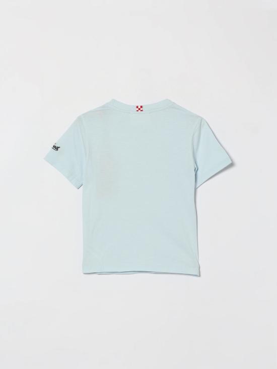 26SS [키즈] 세인트바쓰 티셔츠 DNV0001 02206L Gnawed Blue - MC2 SAINT BARTH