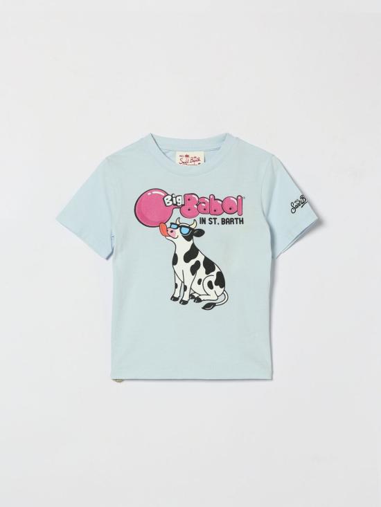 26SS [키즈] 세인트바쓰 티셔츠 DNV0001 02206L Gnawed Blue