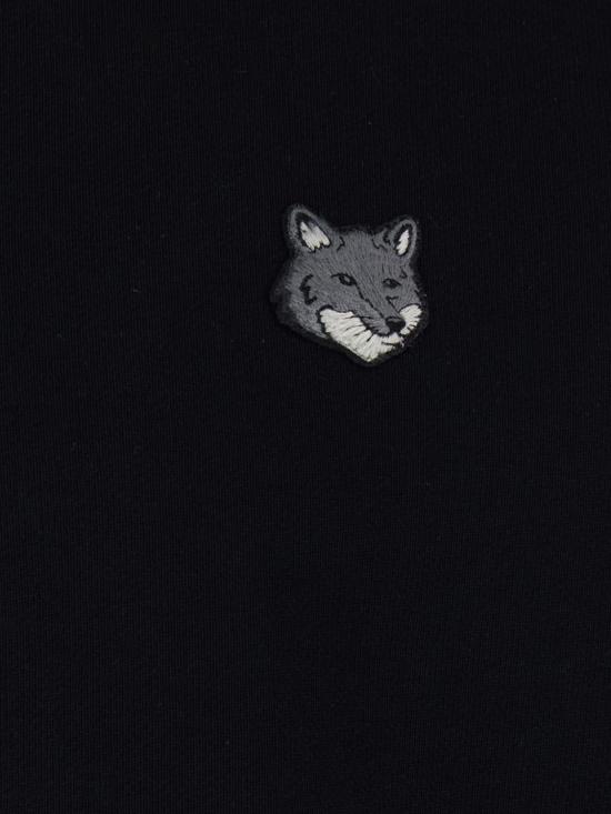 26SS 메종키츠네 폭스 헤드 컴포트 하프 집 스웨트셔츠 PM00305KM0341 P199 Black - MAISON KITSUNE