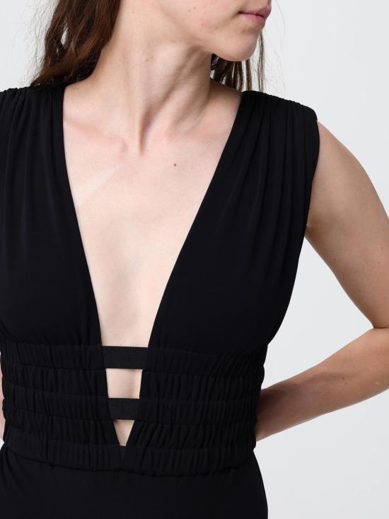 26SS 알라이아 민소매 티셔츠 AA9B0476J090C 995 Black - ALAIA