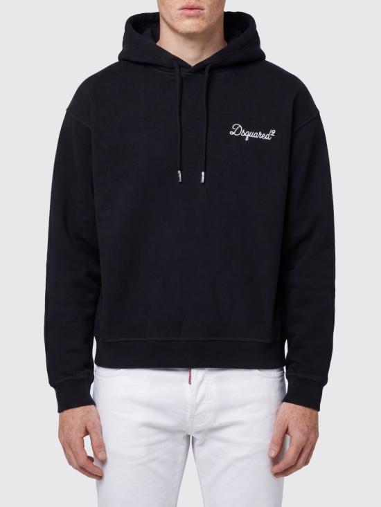 26SS 디스퀘어드2 후드 티셔츠 S74GU0929D25029 900 Black