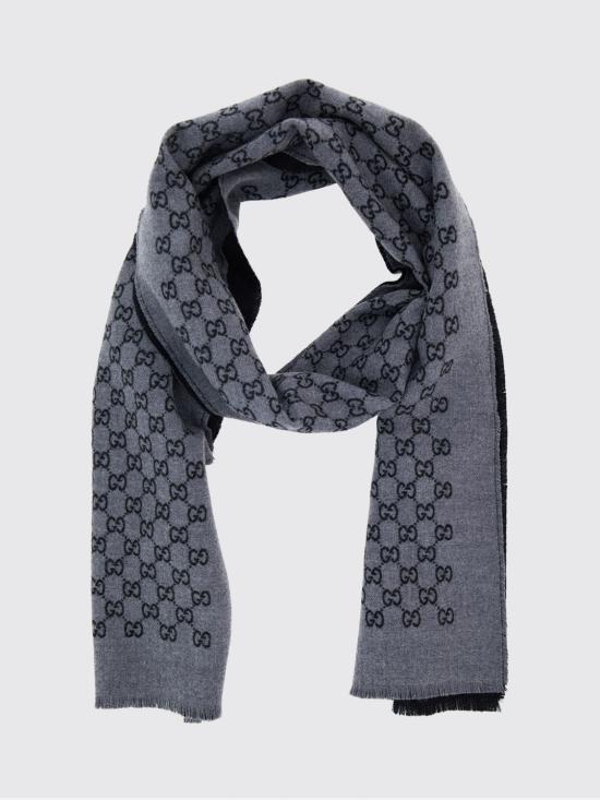 26SS 구찌 GG 자카드 울 머플러 3912464G200 1160 Grey
