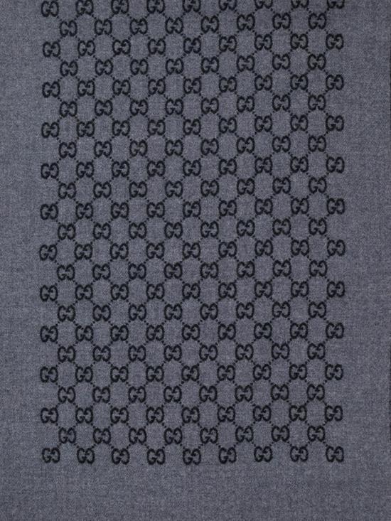 26SS 구찌 GG 자카드 울 머플러 3912464G200 1160 Grey - GUCCI