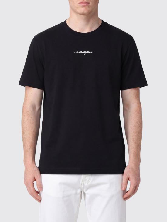 26SS 돌체앤가바나 반팔 티셔츠 G8RN8ZG7P0C N0000 Black