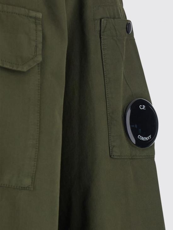 26SS 씨피 컴퍼니 오가닉 개버딘 롱슬리브 버튼 셔츠 RCCMSH706A110143G 683 Green - C.P. COMPANY