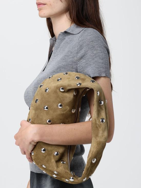 26SS 케이트 미디움 올리비아 숄더백 H6011726 737 Green - KHAITE