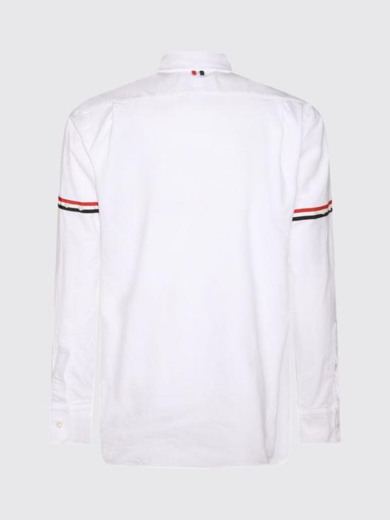 26FW 톰브라운 옥스포드 암밴드 클래식 셔츠 MWL150EF0313 100 White - THOM BROWNE