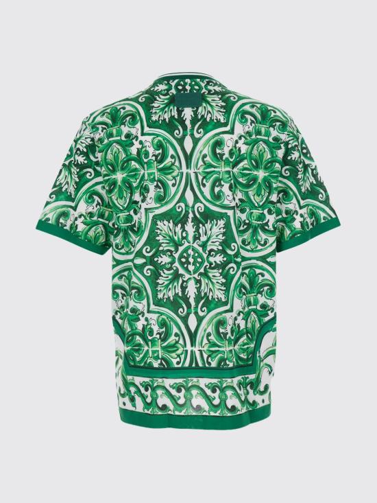 26SS 돌체앤가바나 반팔 티셔츠 G8PN9TII7C1 H75DQ Green - DOLCE & GABBANA
